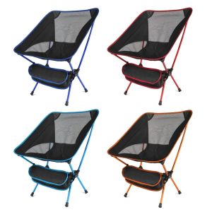 Ultralight Folding Travel Chair Super Durable High Load Outdoor Camping Chair Portable Beach Hiking Picnic Seats