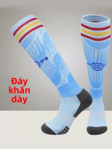 Tất Bóng Đá Dài Đến Đầu Gối Thoáng Khí Thấm Mồ Hôi Chống Trượt Dày Chuyên Nghiệp Cho Nam Tất Thể Thao Mùa Thu 2022