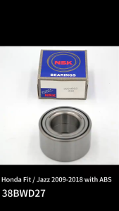 NSK Wheel Hub Bearing Honda Fit / Jazz 2009-2018 with ABS (FRONT) 44300-TF0-951 / 38BWD27
