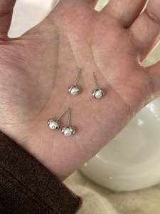 Cute Mini Pearl Ear Cuff Silver Blooming Personality Commute Fashion Jewelry Womens Accessory 925 Sterling Silver Earring