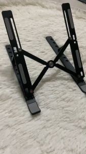 อลูมิเนียม แล็ปท็อปแบบพกพาขาตั้งที่วางแบบพับเก็บได้โต๊ะ อเนกประสงค์ขายึดปรับได้สำหรับ Mac/pad/แล็ปท็อป/ที่วางโน๊ตบุ๊ค(0031)