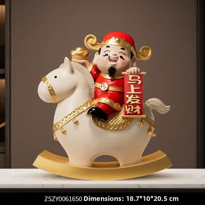 Kisstyle | Wealth-Attracting God of Wealth Statue Home and Shop Decoration