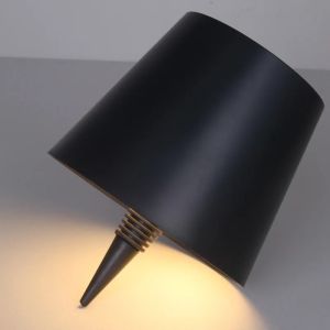 3-Color Stepless Dimming Wireless Wine Bottle Night Lamp Type-C Touch Control LED Desk Light for Bar Cafe Home Atmosphere Decor