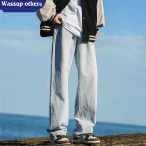 Retro Straight-leg Wide-leg Thin Jeans for Men