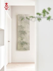 Modern Entrance Zen Style Decorative Painting New Chinese Corridor Vertical Version High-End Bamboo Hanging Artwork Japanese Lighting Art