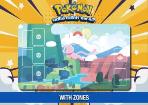 Bandai | Mew Serene Valley TCG Playmat Waterproof Non-slip Gaming Mat