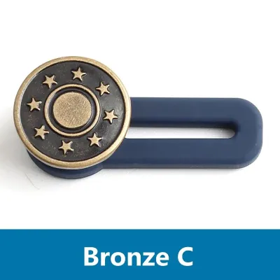 5-60PCS Magic Metal Button Extender for Pants Jeans Free Sewing Adjustable Retractable Waist Extenders Button Waistband Expander