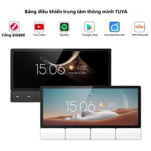 TUYA Bảng Điều Khiển Thông Minh 6.2 Bluetooth ZIGBEE IR Cổng Tích Hợp Bộ Khuếch Đại Âm Thanh Trên Tường Máy Nghe Nhạc Cho Android 11 Tự Động Hóa Gia Đình