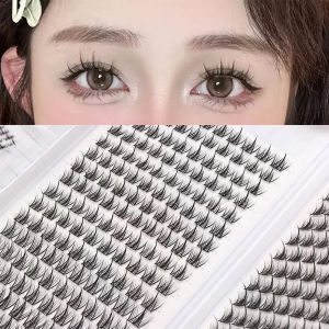 320pcs DIY Anime cluster eyelash Book - Feather Cross Style extension reuse mixed length natural eyelashes to create an amazin