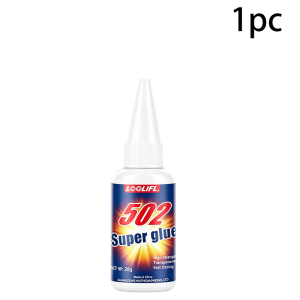 LOOLIFL | L00Lifl502 Super Glue 140g Multi-Purpose Instant Adhesive Clear and Quick-Drying with Super Strong Adhesion Suitable for Repairing Plastic Wood Metal Ceramics Rubber and Leather. Available in 1-7 Pieces