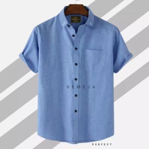 Kemeja Polos Pria Lengan Pendek Quality Premium