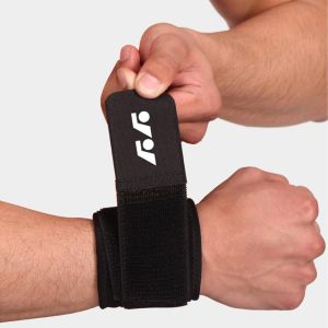 1 Pasang Wristband Hand Wrap Wrist Badminton / Tennis Wrist Band Gym Fits - Pelindung Lengan Pergelangan Pelindung Pergelangan Tangan Terkilir