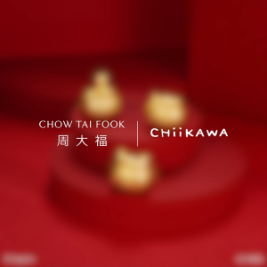 CHOW TAI FOOK 周大福 Chiikawa 999 Gold ornament R39865-R39867
