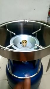 หัวฟู่พลังเทอร์โบ สำหรับถังปิคนิค 3-5 เท่า วัสดุทองเหลืองแท้ 100% 2717 GAS SHOP