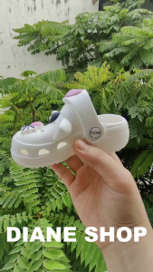 FLASH SALE SHUTA Childrens Clog Sandals Cute Cartoon Round Toe Slip-on Slippers White Rubber Cat Design Non-slip Two Ways to Wear Comfortable Everyday Wear Versatile Kids Sandals 070523