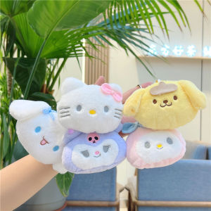 Sanrio | Cute Cinnamoroll Doll Pendant Coin Purse Mini Wallet Card Holder Portable Keychain Storage Bag for Girls Gift