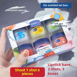 6 Pcs/Vaseline Lip Balm Moisturizing and Nourishing Anti-Cracking Dead Skin Fading Lip Lines Student Party Lip Balm THIRTEEN LADYS