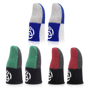 Finger Thumb Gloves Breathable Nightlight Splicing Gamers Gloves Sweatproof Anti Slip Finger Covers for PUBG Phone Games