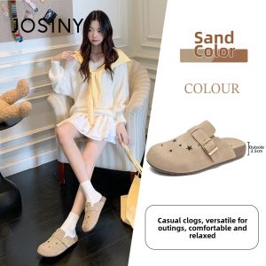 Josiny | Vintage Soft Bottom Easy Slip-On Breathable Enclosed Toe Sandals
