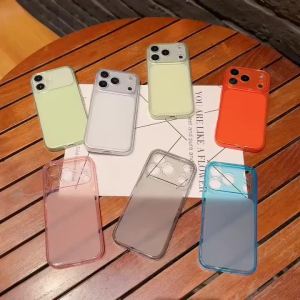 Matte Clear Camera Lens Protector Case For iPhone 17 Pro Max 16 15 14 13 17Pro 16Pro iPhone17 Protection Phone Cover Accessories