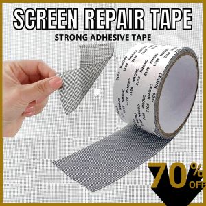 [ HIGH QUALITY ] Screen Repair Tape Adhesive Screen Repair Dispenser Waterproof Adhesive Screen Repair Dispenser