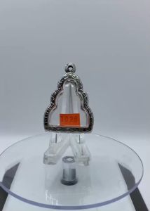 No.(1028) ตลับพระ กรอบพระสแตนเลสลายไทย ลอยองค์ / ปิดตาหลวงปู่เอี่ยม ขนาดวงใน 2.9*3.6 ซม. ขนาดที่ใส่สวย 2.5*3.2 ซม. หรือขนาดพระใกล้เคียง