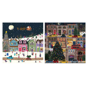 Simple Northern Europe Ins Cartoon Christmas Childrens Room Art Decoration Painting Airbrush Painting Stickers Poster