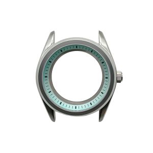 Vỏ Đồng Hồ Bằng Thép Không Gỉ Được Cải Tiến 395mm Với Kính Sapphire Dành Cho Bộ Máy NH35 NH36 Phụ Kiện Đồng Hồ Lặn Bao Gồm Dây Đeo Kim Loại