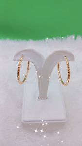 Anting Wanita Anting Marissa 01 Alloy Lapis Mas 18K Permata Zirconia Premium Quality & Tahan Lama EP019