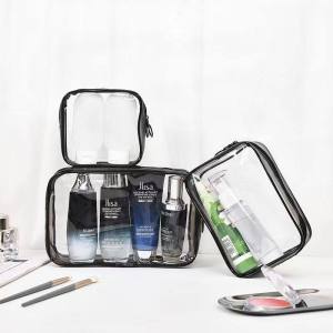 Portable Transparent Makeup Bag Doll Aircraft Wash Bag Storage Organizer Travel Toiletry Bag Beauty Cosmetic Pouch Case