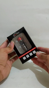 Bohlam Depan Laser H6 Akai Racing + Kipas Bohlam Laser LED H6 Putih-Kuning AC/DC Universal Bebek & Matic