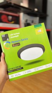 YETPlus YET Memory YET9012 Round YET9013 Square Black White 3C 3 Colour Changing SIRIM SMD LED Ceiling Light Surface Downlight Panel Light 12W 20W 30W