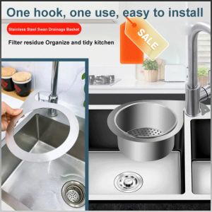 Sink Rack 304 Stainless Steel Drainage Function Draining Rack Anti-drip Easy to Clean Durability