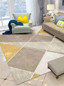 Nordic Style Living Room Carpet Sofa Center Table Mat Bedroom Floor Rug Cute Room Bedside Blanket Full Coverage Home Use Mat
