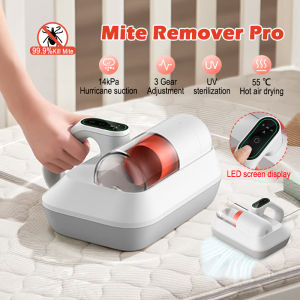 Xiaomi Mijia Mite Vacuum Cleaner Pro Wired Handheld Dust Mite Vacuum Remover 14KPa Big Suction UV Light 99% Sterilization for Bedding Pillow 除蟎儀