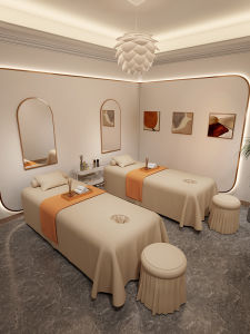 PINGRANXINDONG | High-End Seasonal Beauty Parlor Bed Cover With Hole