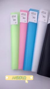 A3 Large Size Clear Book File Folder Paper Organizers Document Presentation School Supplies 30 Pages 44x32CM