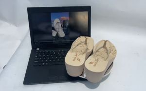 SV7N 0217 Wedges wanita AMARA anti slip sandal jepit cewe tebal/tinggi 6.5 cm sandal perempuan