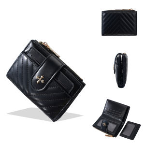 Baellerry | New Womens Short Wallet High Quality Large Capacity Card Holder Zipper Female Coin Wallet Simple Removable Card Clip