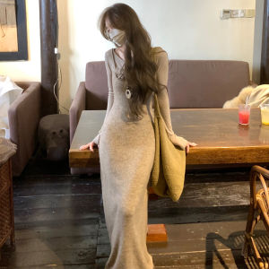 CHOUXIE | Elegant and Fashionable Knitted Sweater Dress Set