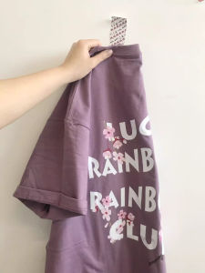 Trendy Korean Style Women's Oversize Loose Fit Cotton Short Sleeve T-Shirt Summer Slimming Versatile Half Sleeve Top