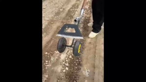 3-IN-1 Multi-Function Double Wheel Hoe Plough-Assisted Weeding Loose Soil Hoe Ditch Hoe Triangle Plough