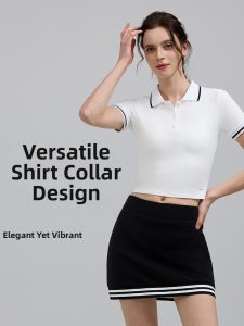 SALTUM | Breathable Quick Dry Trim Fit Color Block Collar Polo Shirt