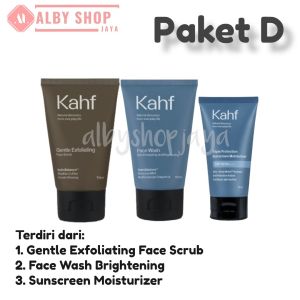 Alby Shop Jaya - Paket Hemat Kahf - 3 Pcs | Perawatan Wajah Pria | Kahf Paket