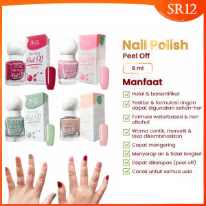 Kutek Halal SR12: Pewarna Kuku Waterbased Cepat Kering