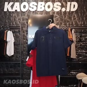 Polo Shirt BiruKaos Polo Laki Laki DewasaPolo Shirt Kaosbos.idPolo Shirt Pria xxl