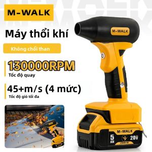 Quạt Thổi Điện Turbo Không Chổi Than Không Dây 130000 Vòng/phút Máy Thổi Lá Dụng Cụ Loại Bỏ Bụi Tương Thích Với Pin Dewalt 20V
