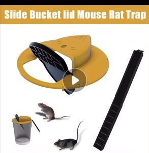 HTF Mouse Bucket Trap Cage: Perfect Trap for Big Rats, Very Suitable for Repelling Mice and Other Rodents