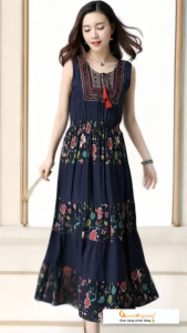 Váy đầm dài maxi kiểu bohemian GLV140 Cuocsongvang