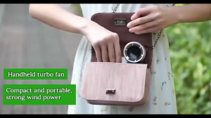 Kipas Angin Tangan Turbo N 607 Lipat 180 Derajat Foldable Plus Gantungan Leher fan rechargeable n607 kipas